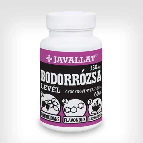 Javallat bodorrózsa levél kapszula 60 db