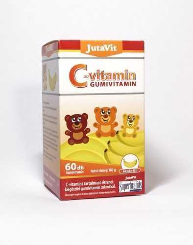 Jutavit C-Vitamin Gumivitamin Banán Ízű 60 db