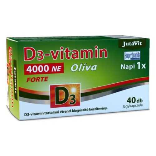 Jutavit d3-vitamin 4000 NE olíva 40 db