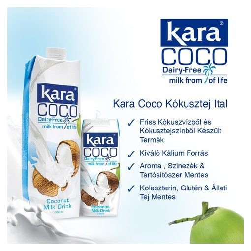 Kara kókusztej ital 250 ml