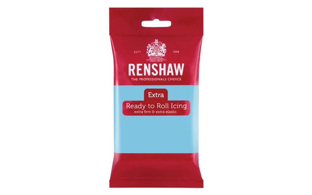 Kék bevonat - hengerelt fondant Baby Blue - 250 g - Renshaw