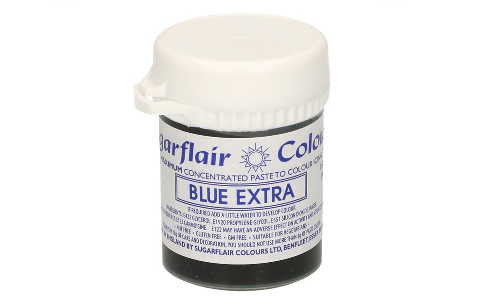 Kék gél - paszta festék extra koncentrált - Sugarflair Colours