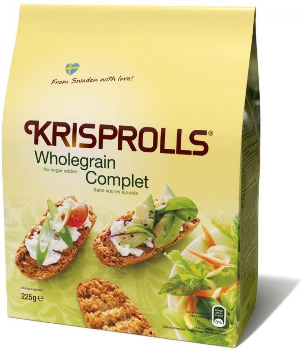 Krisprolls teljeskiőrlésű kenyérke hozzáadott cukor nélkül 225 g