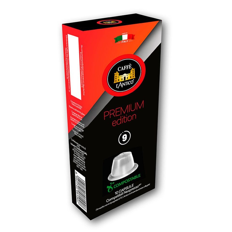 L'Antico Prémium Edition komposztálható Nespresso kompatibilis kapszula (10db)