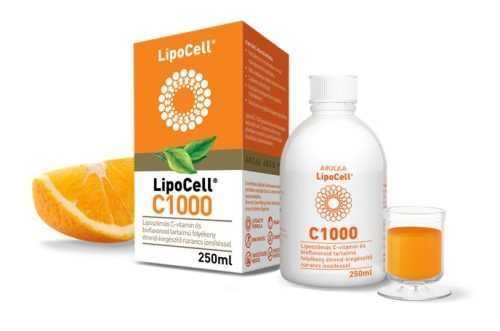 LIPOCELL C1000 LIPOSZÓMÁS C-VITAMIN NARANCS ÍZBEN (250 ML)