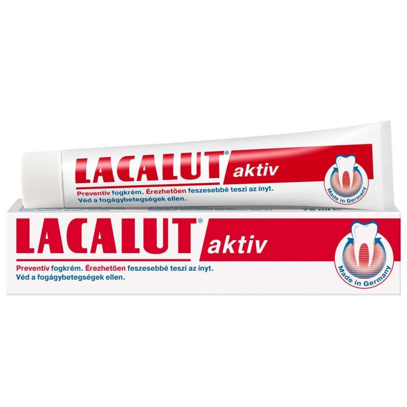 Lacalut aktiv fogkrém 75 ml