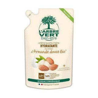 Larbre Vert folyékony szappan utántöltő édes mandula 300 ml