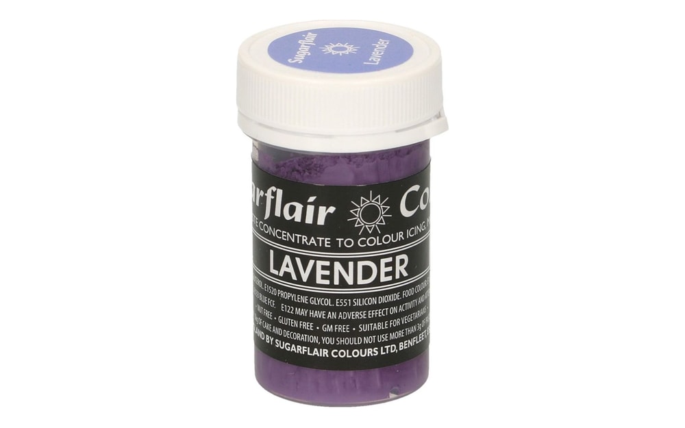 Lila gél pasztel festék Lavender 25 g (levandula) - Sugarflair Colours