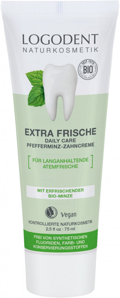 Logodent bio extra fresh daily care fogkrém borsmenta 75 ml
