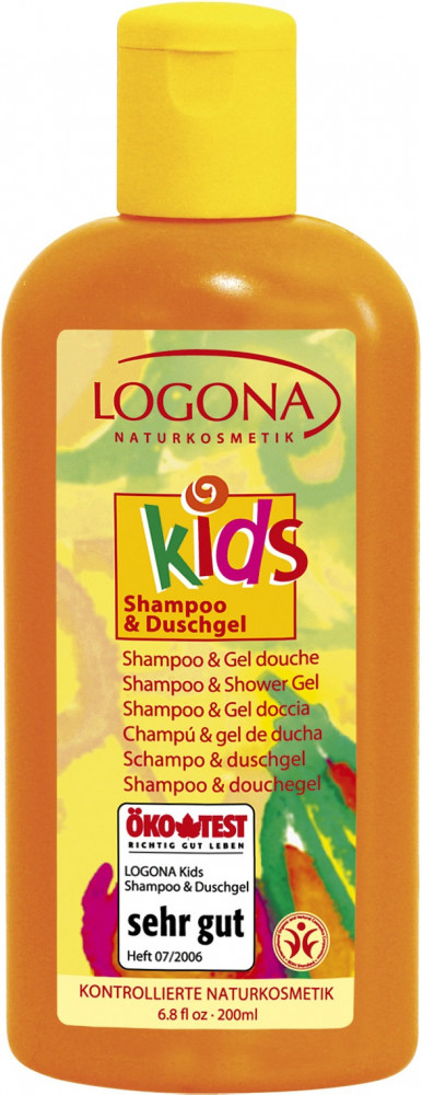 Logona kids bio sampon+tusfürdő 200 ml