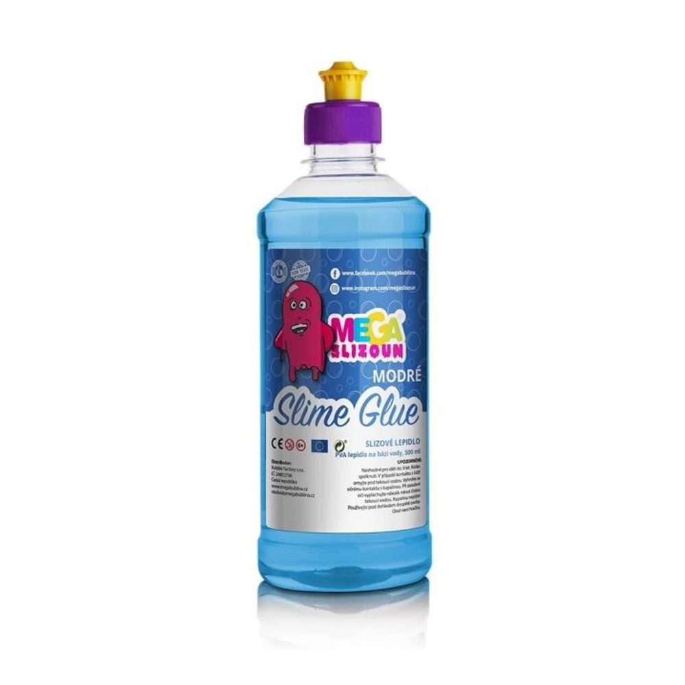 MEGASLIZOUN - PVA KÉK slime ragasztó 500 ml - Megabublina