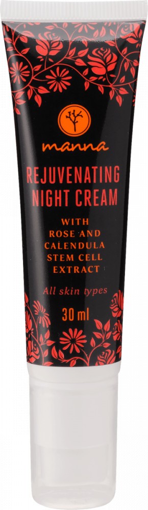Manna éjszakai krém rózsa és körömvirágőssejt kivonattal 30 ml