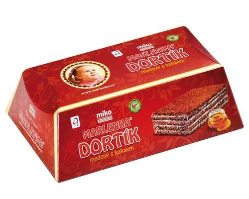 Marlenka Mézes Torta Szelet Kakaós 100 g