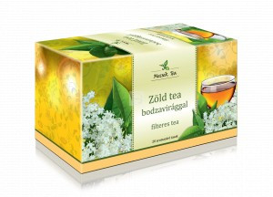 Mecsek zöld tea bodzavirággal 20x2g 40 g