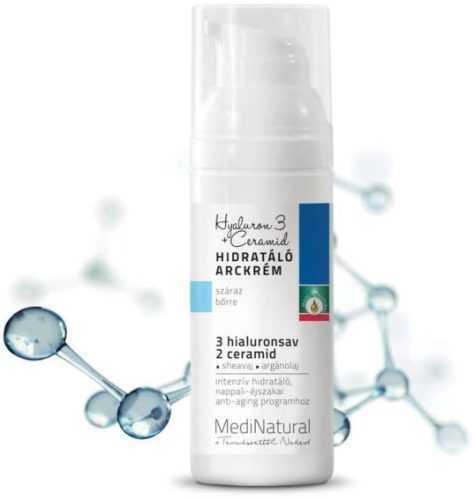 Medinatural hyaluron 3+ceramid hidratáló arckrém 50 ml