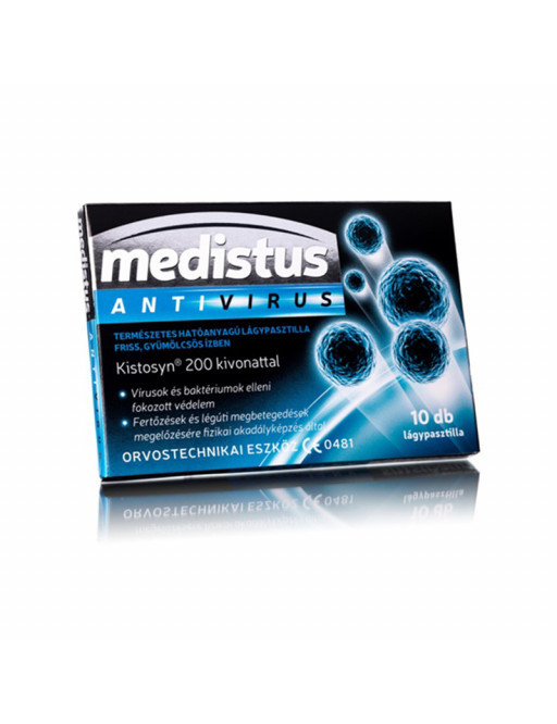 Medistus antivirus lágypasztilla 10 db