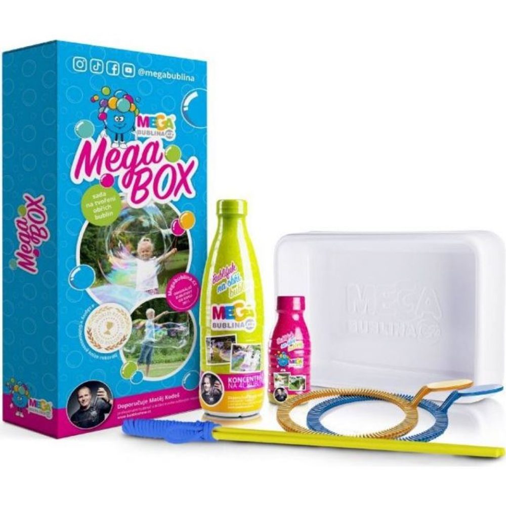 Mega buborék box - óriás buborékfújó - Megabublina