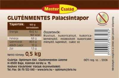 Mester Család gluténmentes palacsintapor 200 g