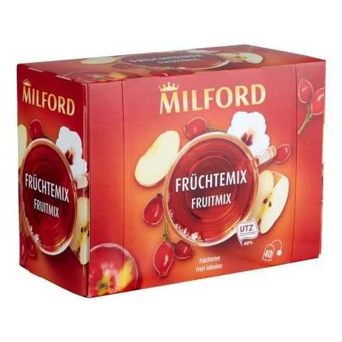 Milford früchtemix vegyes gyümölcsös tea 40 filter 90 g