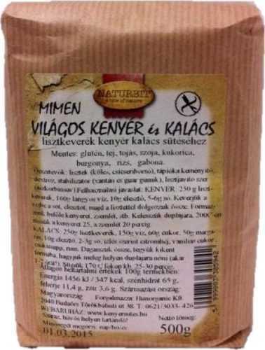 Mimen minden mentes világos kenyér és kalács lisztkeverék 500 g