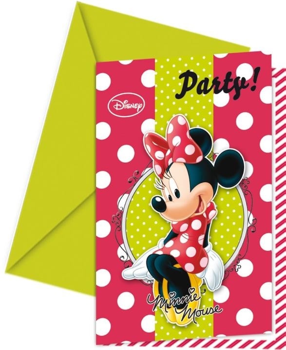 Minnie Fashion meghívók 6 db - GoDan