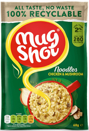 Mug shot csirke és gomba tészta 68 g