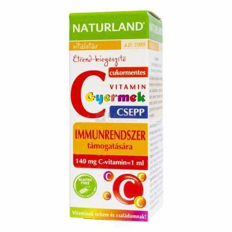 NATURLAND C-VITAMIN CSEPP GYEREKEKNEK