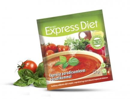 Natur Tanya® Expressz Diéta - Ínyenc paradicsomleves bazsalikommal. Zsírégető Antikatabolikus ketogén étel.