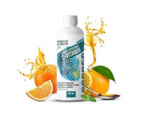 Natur Tanya® Liposzómás C-vitamin + cink folyékony formában 200 ml