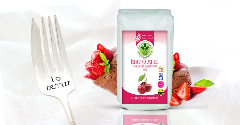 Natur Tanya® Prémium Eritrit (Eritritol). 0 kalóriás cukorpótló. Diétás