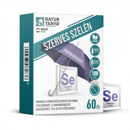 Natur Tanya® SZERVES SZELÉN 100 mcg tabletta 60 db