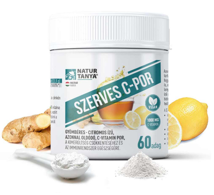 Natur Tanya® Szerves C-por – azonnal oldódó