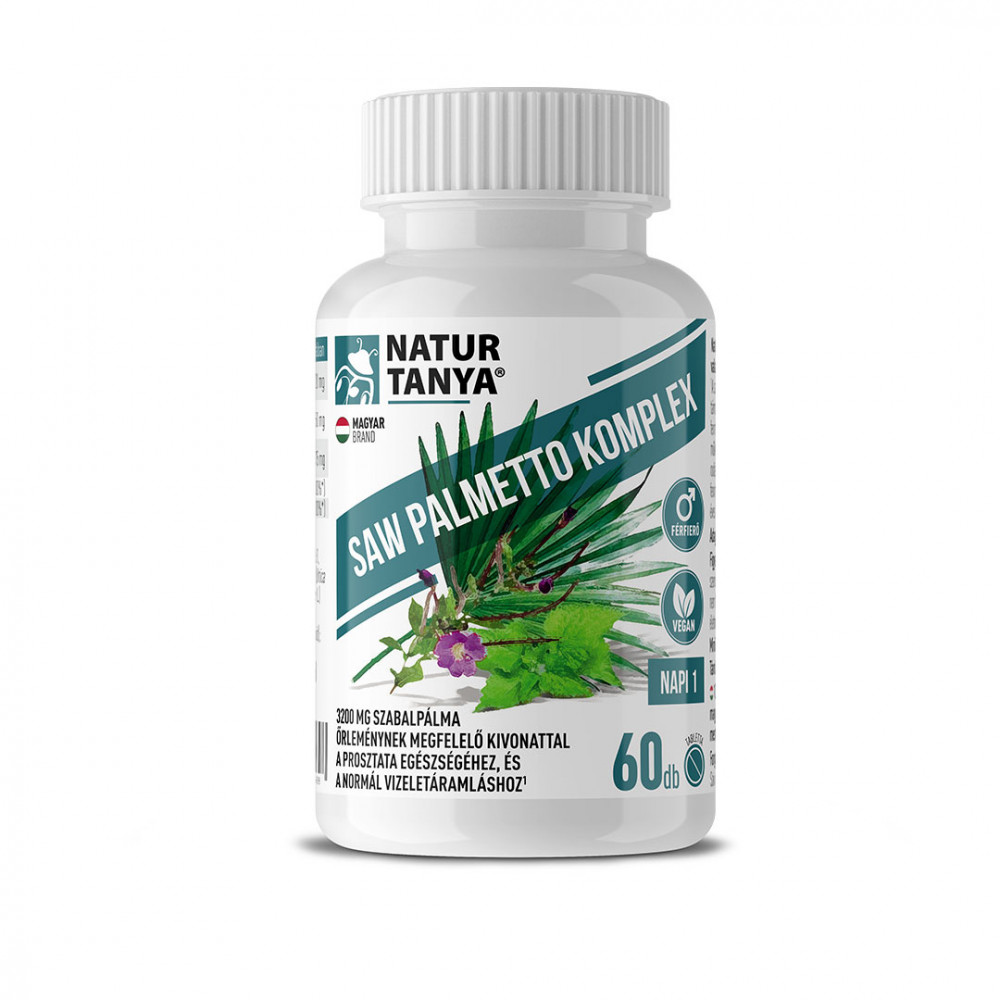 Natur Tanya® Szerves Saw Palmetto - Férfiegészség; prosztata