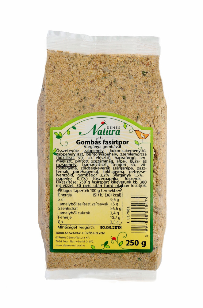 Natura fasírtpor vargánya gombás 250 g