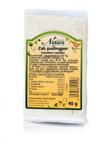 Natura zab pudingpor vaníliás 40 g