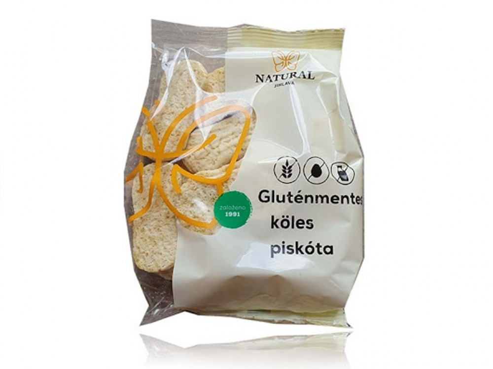 Natural gluténmentes köles piskóta 150 g