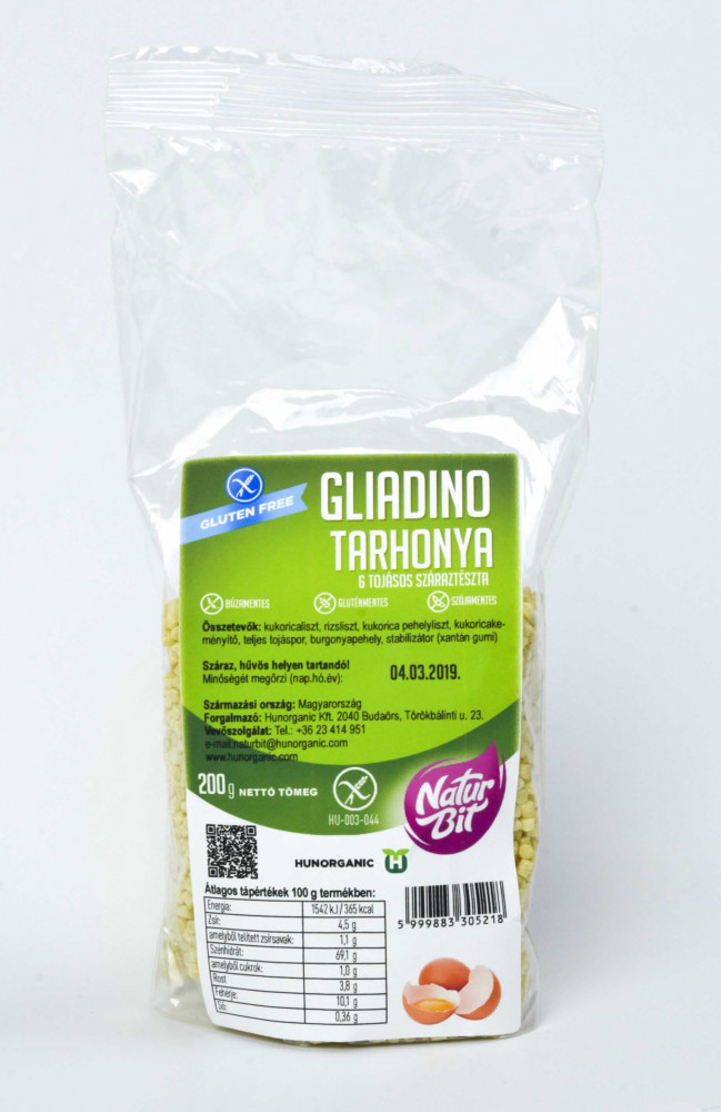 Naturbit Gliadino Tészta Tarhonya Gm. 200 g