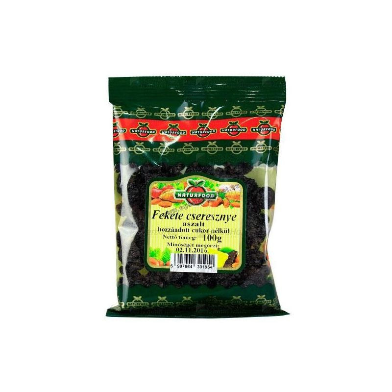 Naturfood Aszalt Fekete Cseresznye 100 g