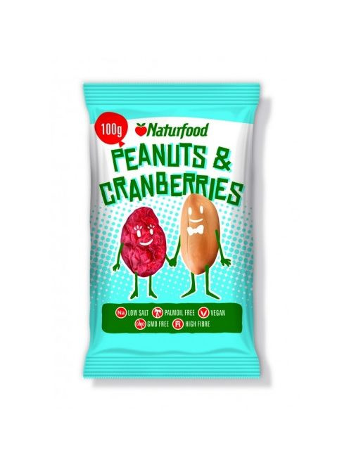 Naturfood peanuts&cranberries mogyi és vörösáfonya 100 g