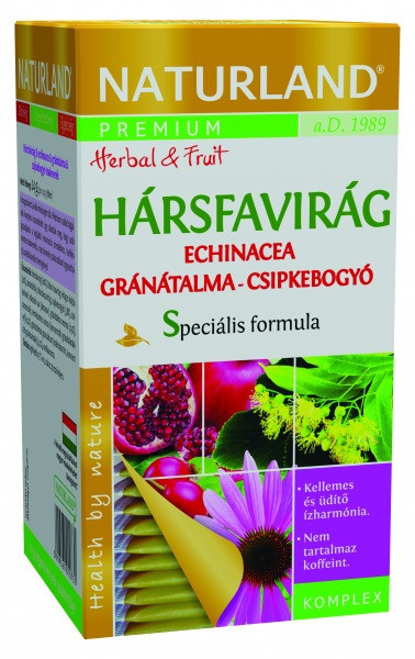 Naturland Tea Hársfav.-Echin.-Gránátalma 20 filter