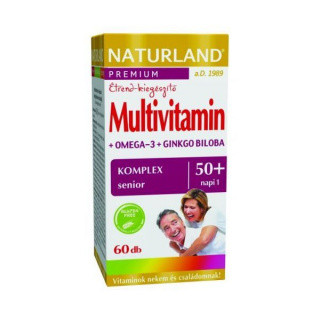 Naturland multivitamin 50+ lágyzselatin kapszula 60 db
