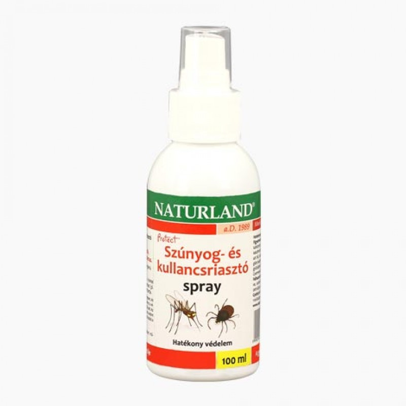 Naturland szúnyog-és kullancsriasztó spray 100 ml