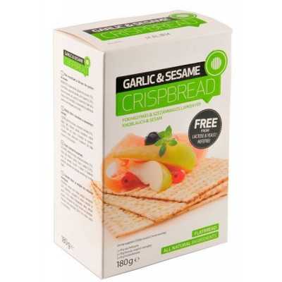 Nébar Crispme Crispbread lapkenyér fokhagymás-szezámos 180 g