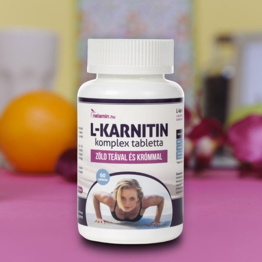 Netamin L-karnitin komplex tabletta zöld teával és krómmal