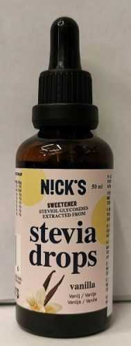 Nicks vaníliás stevia csepp 50 ml