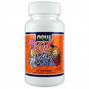 Now Kid Vits Multivitamin Málnás 120 db