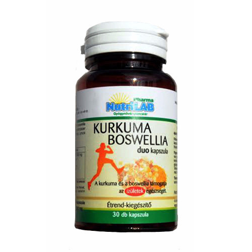 Nutrilab Kurkuma Boswellia Duo Kapszula 30 db