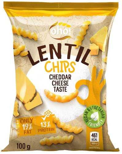 OHO LENCSE CHIPS CHEDDAR SAJT 100G