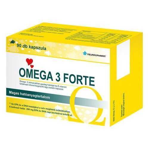 Omega-3 forte étrendkiegészítő kapszula 90 db