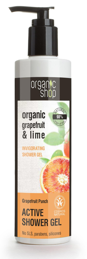 Organic Shop Aktív tusfürdő Grapefruit punch 280 ml